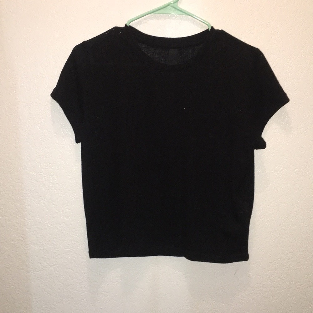 Stripped black t shirt